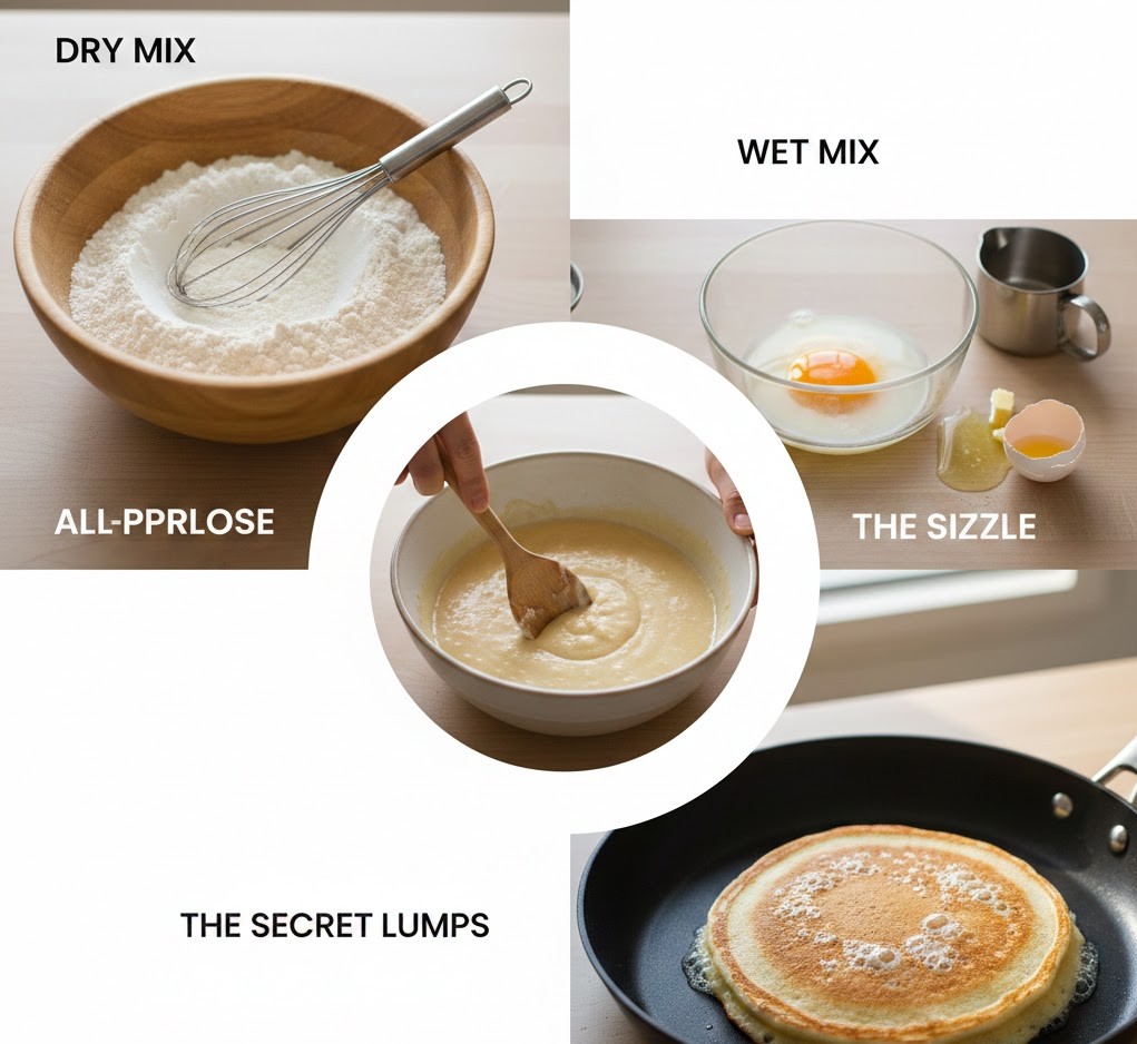 Fluffy Homemade Pancakes